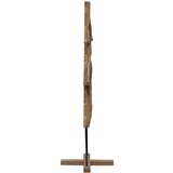 vidaXL Božićno drvce s stalakom Smeđa 90 cm Masivna tikovina | shoptok.hr