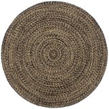  Ručno rađeni tepih od jute crno-smeđi 240 cm | shoptok.hr