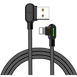 McDodo Kotni USB Lightning kabel CA-4674 LED, 0,5 m (črn), (20627710) | Shoptok.si