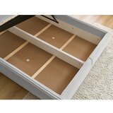 Bobochic Paris Svijetlo sivi tapecirani bračni krevet s prostorom za odlaganje s podnicom 160x200 cm Jade – | shoptok.hr