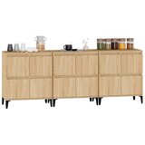  Komoda 3 kom boja hrasta sonome 60x35x70 cm konstruirano drvo | Eponuda.ba