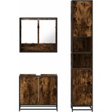  3-dijelni set kupaonskog namještaja boja hrasta drveni | shoptok.hr