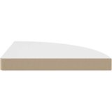 vidaXL Kotne police 2 kosa bele 35x35x3,8 cm MDF | Shoptok.si