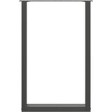  Noge za barski stol U-oblika 2 kom antracit 60 x (90-91) cm čelik | shoptok.hr