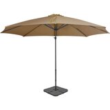  Zunanji senčnik s prenosnim podstavkom taupe, (20729492) | Shoptok.si