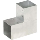 vidaXL Spojnik za steber L oblike pocinkana kovina 101x101 mm | Shoptok.si