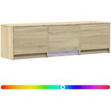 TV ormarić s LED rasvjetom Sonoma hrast 140 x 34 x 40 cm | Eponuda.com