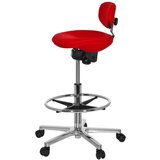 MID.YOU Vrtljivi Stolček Work, Rdeča | Shoptok.si