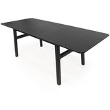 Woodman Raztegljiva jedilna miza z dodatno ploščo v hrastovem dekorju 90x180 cm Curved – | Shoptok.si
