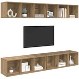  Set TV komoda Zidne 4 pcs Umjetnički hrast 37 x 37 x 107 cm | Eponuda.com