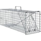vidaXL Zamka za živali Antracit 61 x 20 x 21.5 cm Jeklo | Shoptok.si