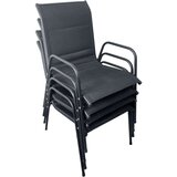  Zunanja jedilna garnitura 5-delna jeklo črna, (20680019) | Shoptok.si