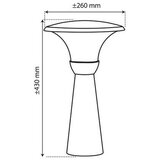 XXXL zunanja stoječa svetilka | Shoptok.si