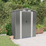 vidaXL vrtna lopa svetlo siva 192x108x223 cm pocinkano jeklo | Shoptok.si