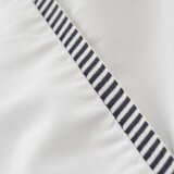 Bianca Bijela posteljina za krevet za jednu osobu od pamučnog perkala 135x200 cm Contrast Trim – | shoptok.hr