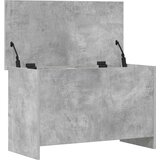  Skladišni kovčeg s pohranom Betonska siva 80 x 40 x 50 cm | shoptok.hr