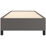 vidaXL Posteljni okvir siv 90x190 cm umetno usnje | Shoptok.si