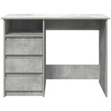  Radni stol boja betona 102 x 50 x 75 cm od konstruiranog drva | Eponuda.com