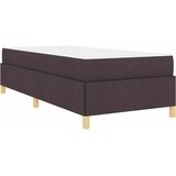  Krevetna konstrukcija Tamno smeđa 90 x 190 cm tkanina | shoptok.hr
