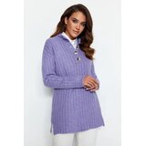 Trendyol Modest Ženski džemper Tctaw23Ak00035, Ljubičasti | Eponuda.com