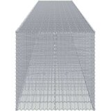 vidaXL Gabionska košara s poklopcem 1150x100x100 cm pocinčano željezo | shoptok.hr