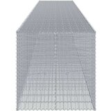 vidaXL Gabionska košara s pokrovom 1150x100x100 cm pocinkano železo | Shoptok.si