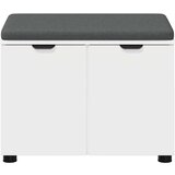  Haldna klop z blazino s shranjevanjem Bela 60 x 38 x 46 cm, (5000155724) | Shoptok.si