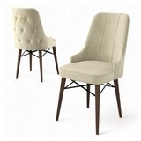 Hanah home Pare set stolica, 46x94x46 cm, 6 dijelova, krem-smeđa | Eponuda.ba