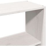 vidaXL Krevet s regalom za knjige bez madraca bijeli 140x190cm od drva | shoptok.hr