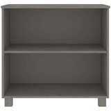 Komoda HAMAR svetlo siva 85x35x80 cm trdna borovina, (20656468) | Shoptok.si