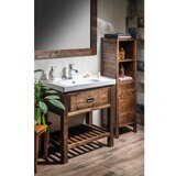 Sapho Smeđi ormarić bez umivaonika od masivne smreke 76x83 cm Brand – | shoptok.hr