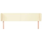 vidaXL Uzglavlje s ušima krem 163x23x78/88 cm od umjetne kože | shoptok.hr