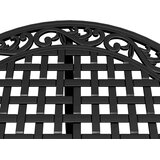  3-dijelni bistro set crni od lijevanog aluminija | shoptok.hr