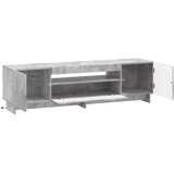  LED TV kabinet Betonska siva Konstruirano drvo | shoptok.hr