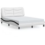  Okvir kreveta s LED-om bez madraca Hvar bijelo-crni 120 x 200 cm | Eponuda.com