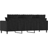  Trosjed od tkanine crna 180 cm baršunasti | shoptok.hr