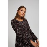 Marisse Black Dress With Puffed Sleeves And A Flared Bottom | Eponuda.ba