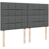 vidaXL Otomanski okvir kreveta s madracima tamnosivi 200x200cm tkanine | shoptok.hr