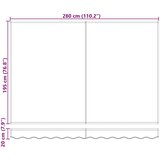  Zamjensko platno za tendu Smeđa 3 x 2 m Poliester | shoptok.hr