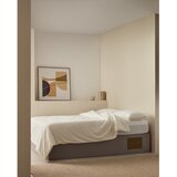 Kave Home Siva oblazinjena zakonska postelja s prostorom za shranjevanje 180x200 cm Matters – | Shoptok.si