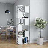 Furnova Knjižna omara za razdelitev prostora bela 60x24x186 cm, (21932257) | Shoptok.si