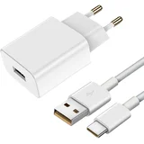 Originalni omrežni polnilnik USB kabel tipa C, 33 W hitro polnjenje - bel, (20628876)
