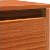  Omarica na steni Voščeno rjava 100 x 30 x 35 cm Trdna borovina | Shoptok.si