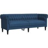  3-dijelni set sofa plavi od tkanine | shoptok.hr