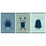 STREET Zvezek Monsters A4 črte z robom | Shoptok.si