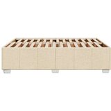 vidaXL Posteljni okvir krem 160x200 cm blago, (21305984) | Shoptok.si