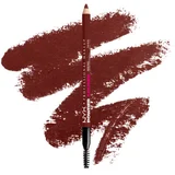 NYX Professional Makeup črtalo za obrvi - Powder Louder Brow Pencil - Black Cherry