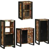  Komplet pohištva za kopalnico 4 pcs Trden recikliran les, (5000064528) | Shoptok.si