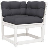  6-dijelni set vrtnih sofa s jastucima bijeli masivna borovina | shoptok.hr