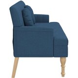  Klop z blazinami modra 113x64,5x75,5 cm blago, (20955158) | Shoptok.si
